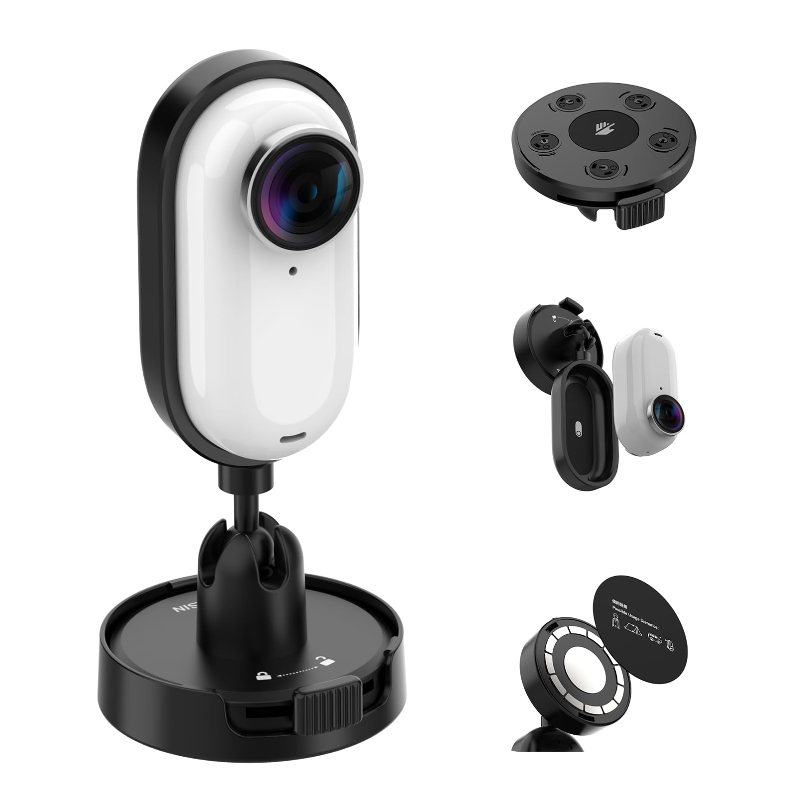 Amazon.com: TELESIN 2 in1 Magnetic Mount for Insta 360 Go3/Go3s