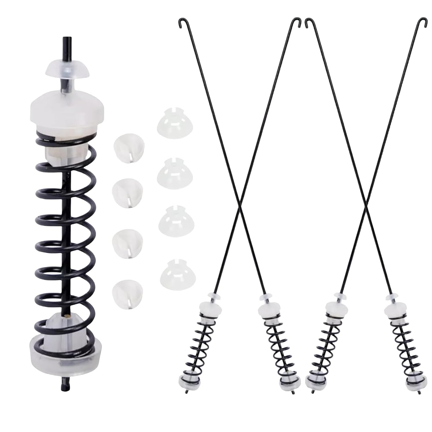 26.7in W10780045 Washer Suspension Rod Kit for Whir lpool Ken More Washing Machine