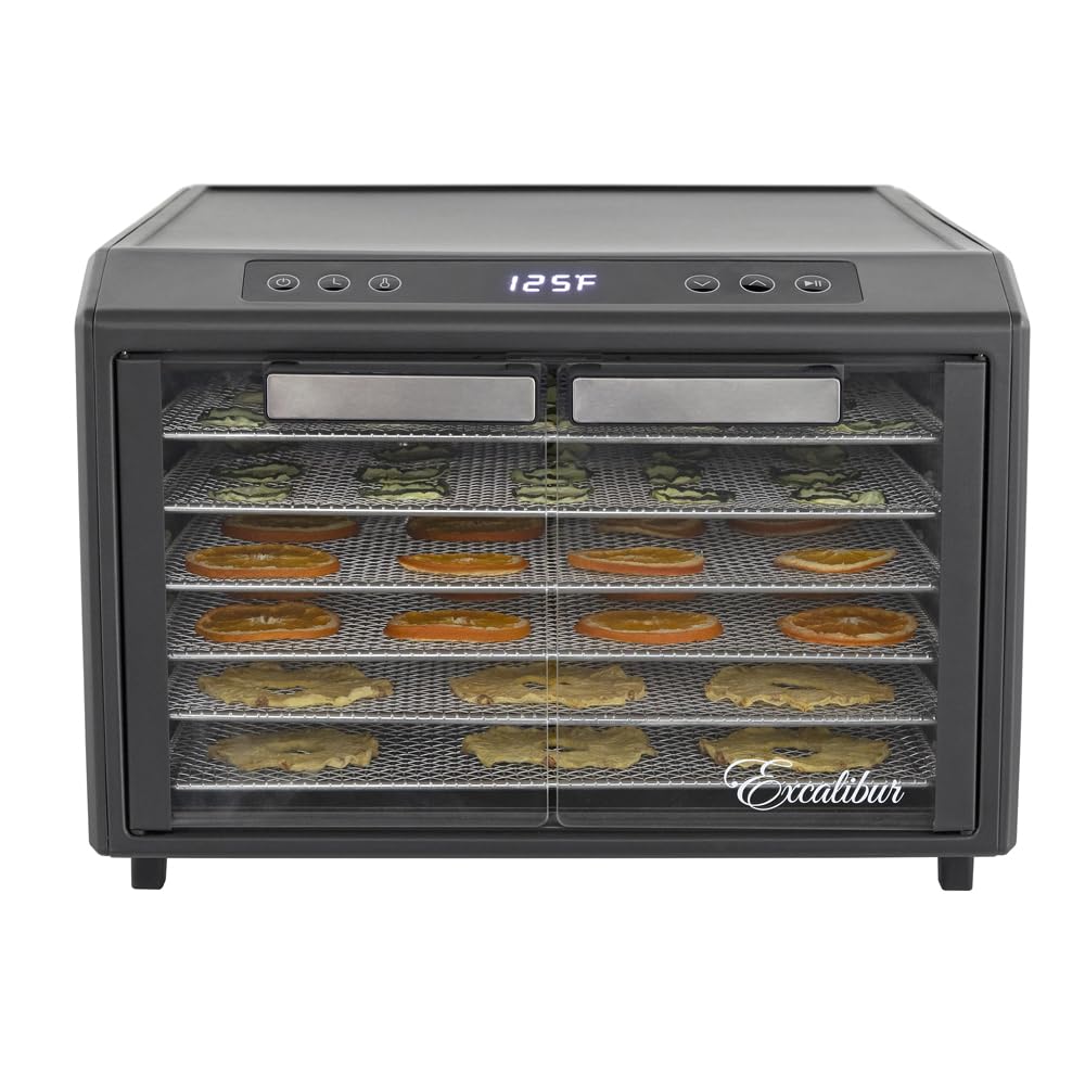 Déshydrateur Excalibur Sélect 6 plateaux Inox - DH06SCSS33F