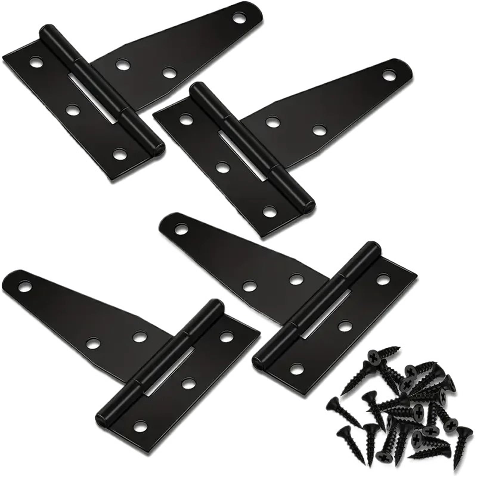 4Pcs T-Hinge Gate Hinges 3 Inch Door Hinges