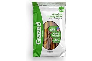 Bully Sticks for Large Dogs and Small Dogs Natural 100% Beef Made in the USA