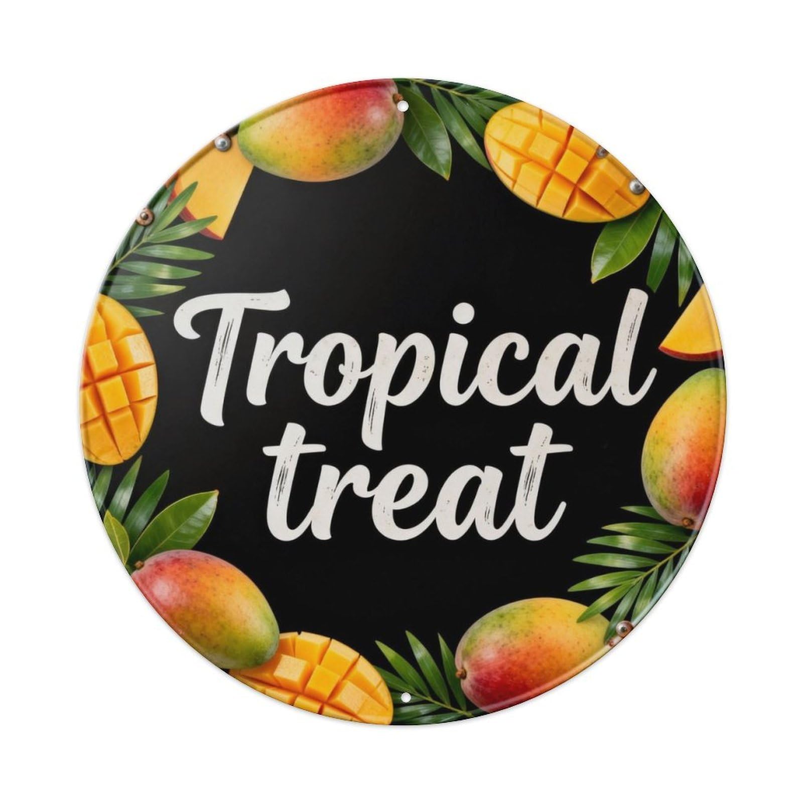 Tropical Paradise Metal Tin Sign Plaque