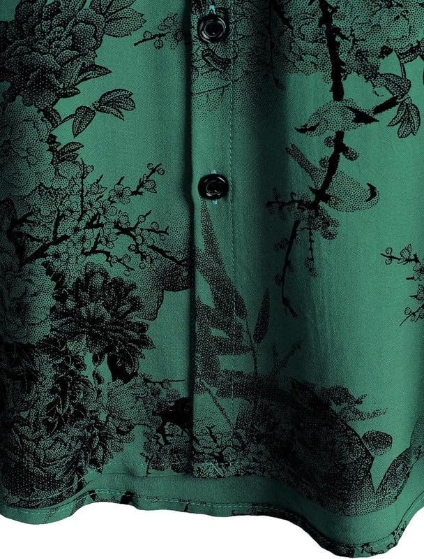 Image of Men's Multi-Coloured Floral Printed Shirt for man | Half Sleeve Cotton Shirt for Men | Summer Shirts for Men