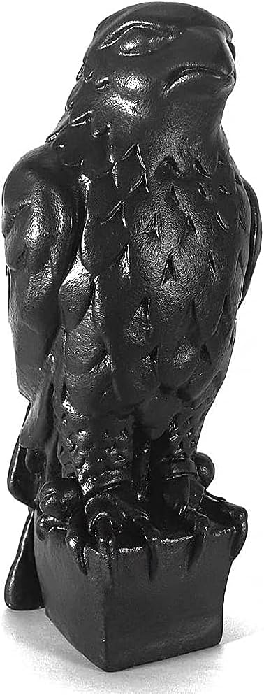Generic Maltese Falcon Statue Prop with Secret Compartment, Handmade Resin Sculpture for Home Decoration,Personalise Figurine for Office Bookshelf Desktop Decor,15cm, Black, Black,gold,golden