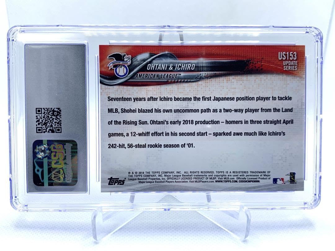 Amazon.co.jp: 2018 Topps CSG 10 RC 大谷翔平 イチロー鈴木 US153 