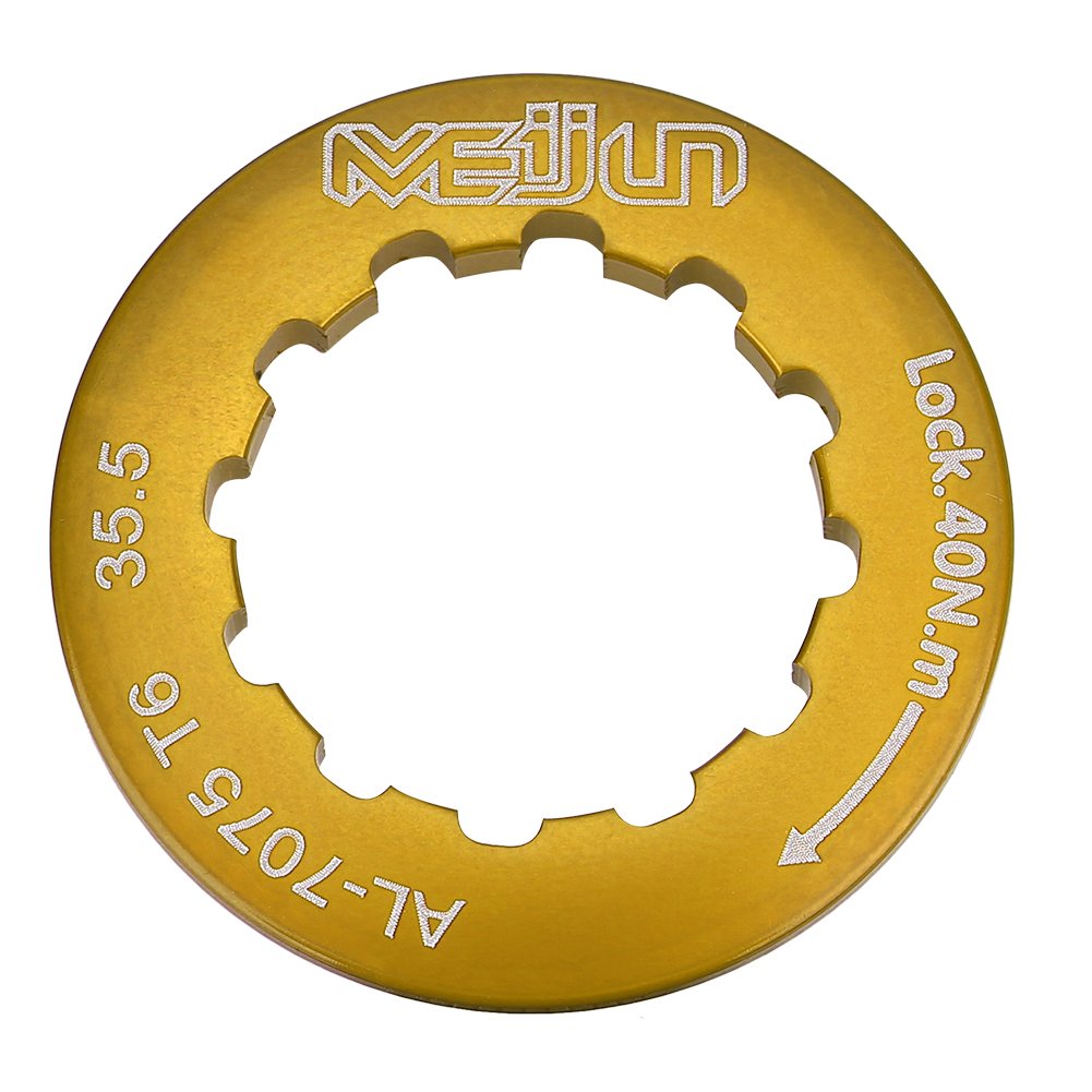 VGEBY Cassette Lockring Alloy Anodized Lock Ring for 7-11 Speed Mountain Bike (Glod) - Image 3
