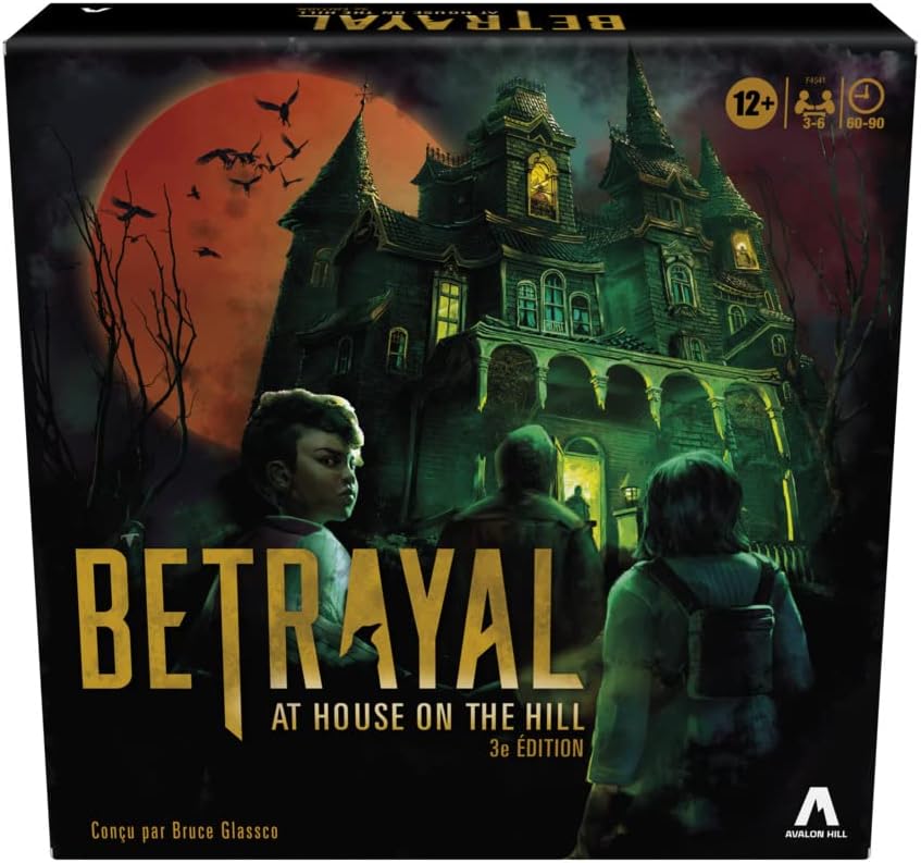 Traici n en House on the Hill - Cooperative and Horror Board Game - Avalon Hill