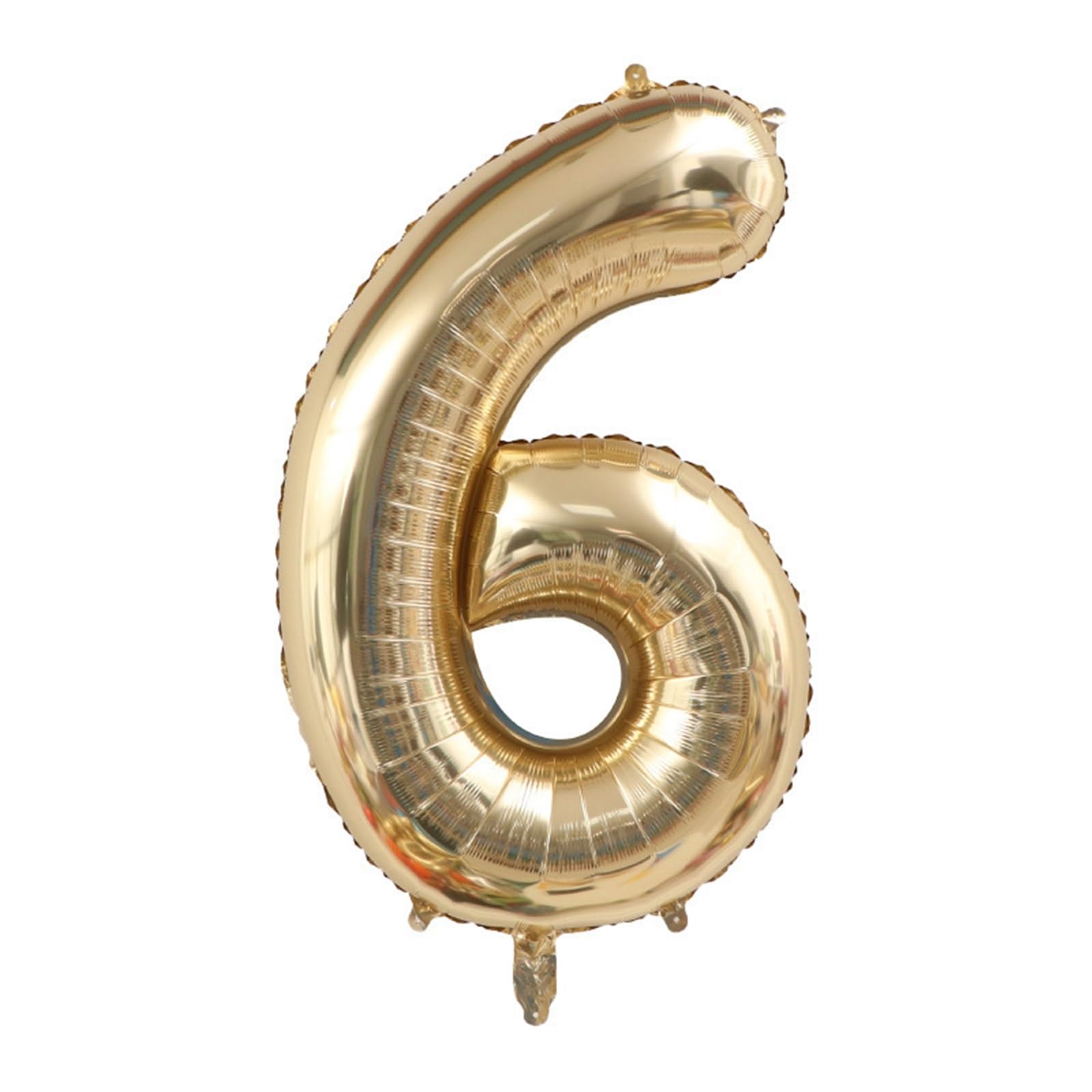 Folienballons, 50 Stück, 101,6 cm groß, weißgold, hellgold, digitaler Folienballon für Mädchengeburtstage, Helium, große Zahl 0–9, Ballon-Dekoration
