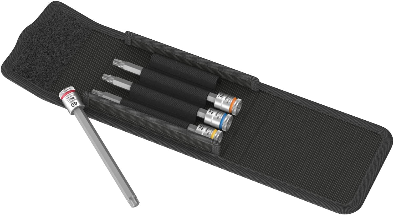 WERA 差込角1/4DR ロングビットソケット 4個入り 003375