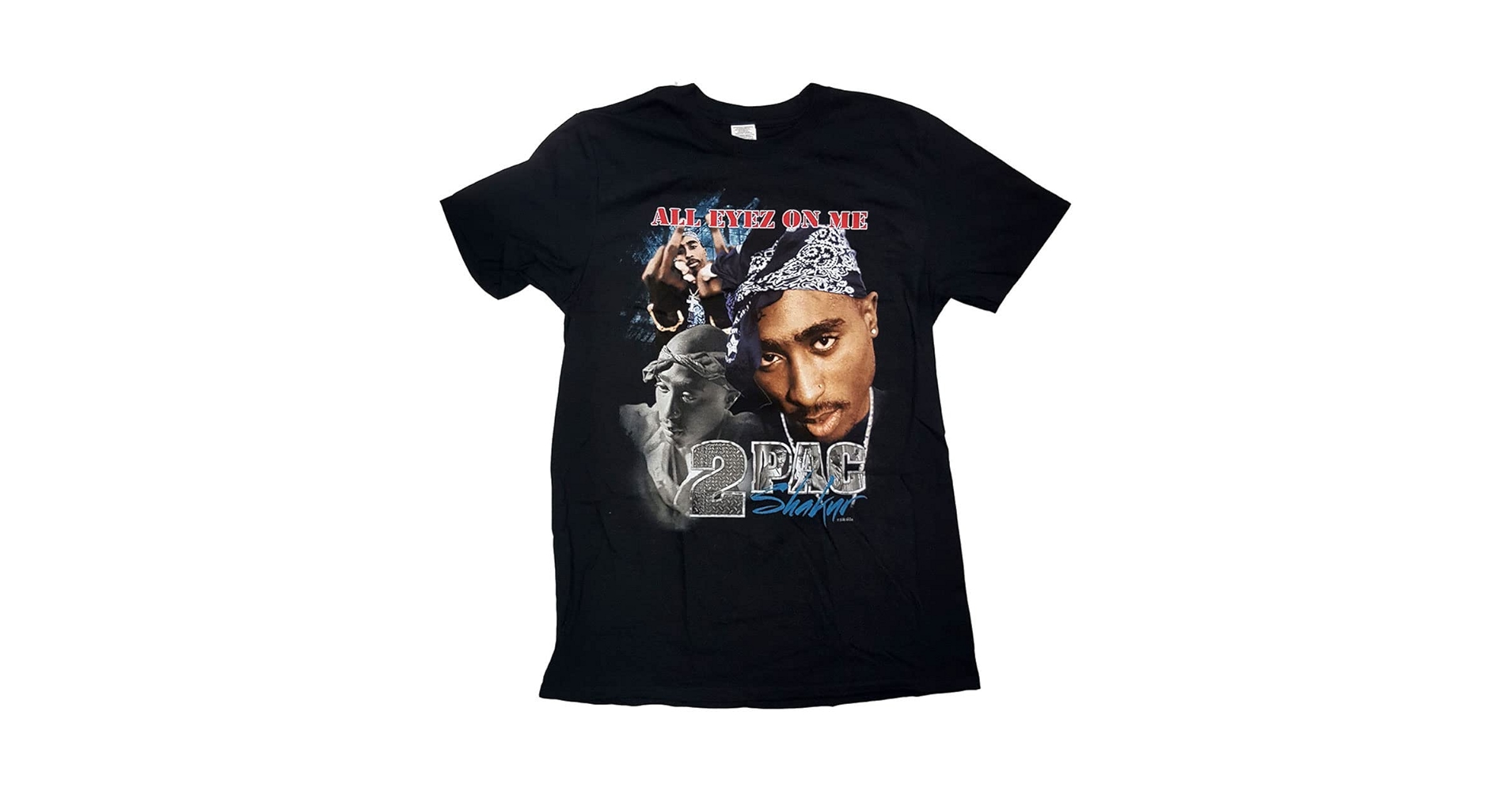2Pac Tシャツ ブラック Lサイズ Amazon.com: Tupac 2Pac T Shirt All Eyez Homage Logo Official