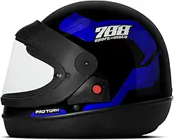 CAPACETE FECHADO PRO TORK SPORT MOTO 788 PRETO - AZUL TAM. 56