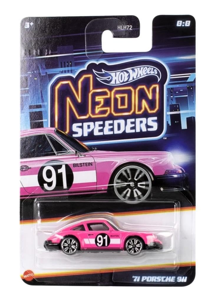 Hot Wheels Neon Yarışçılar 71 Porsche 911 HLH72 - JKY00