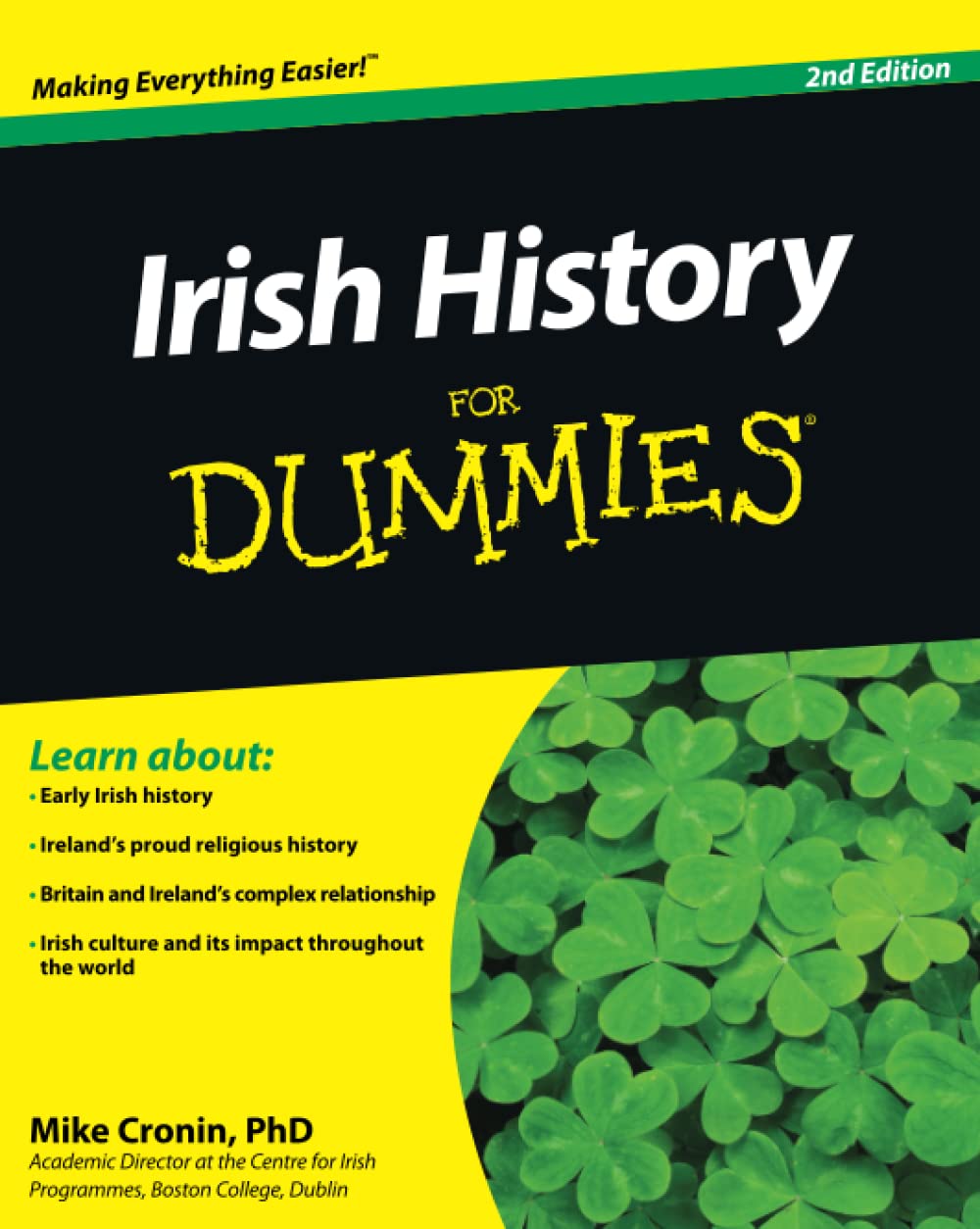 Irish History For Dummies, 2nd Edition - 9781119995876, paperback, Mike Cronin
