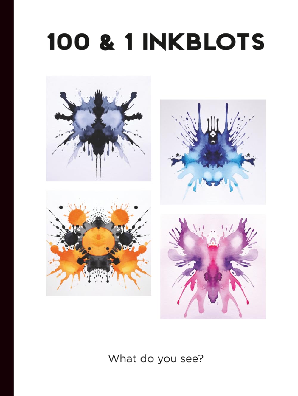 Album inkblots interactif avec 101 illustrations uniques d'art abstrait