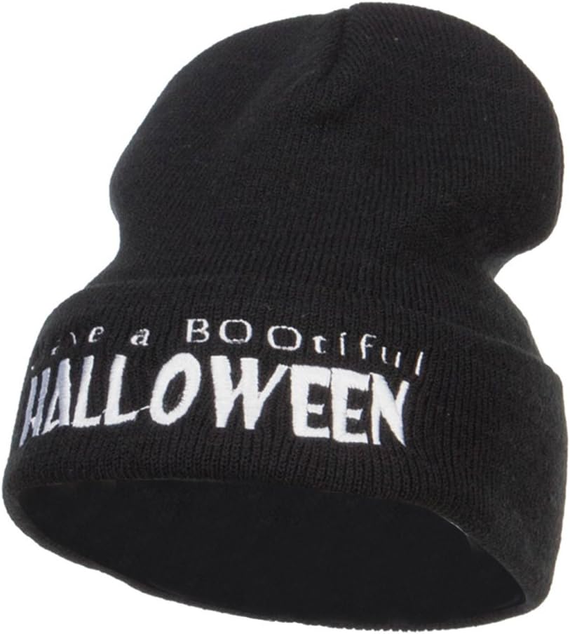 e4Hats.com Have a Bootiful Halloween Embroidered Beanie