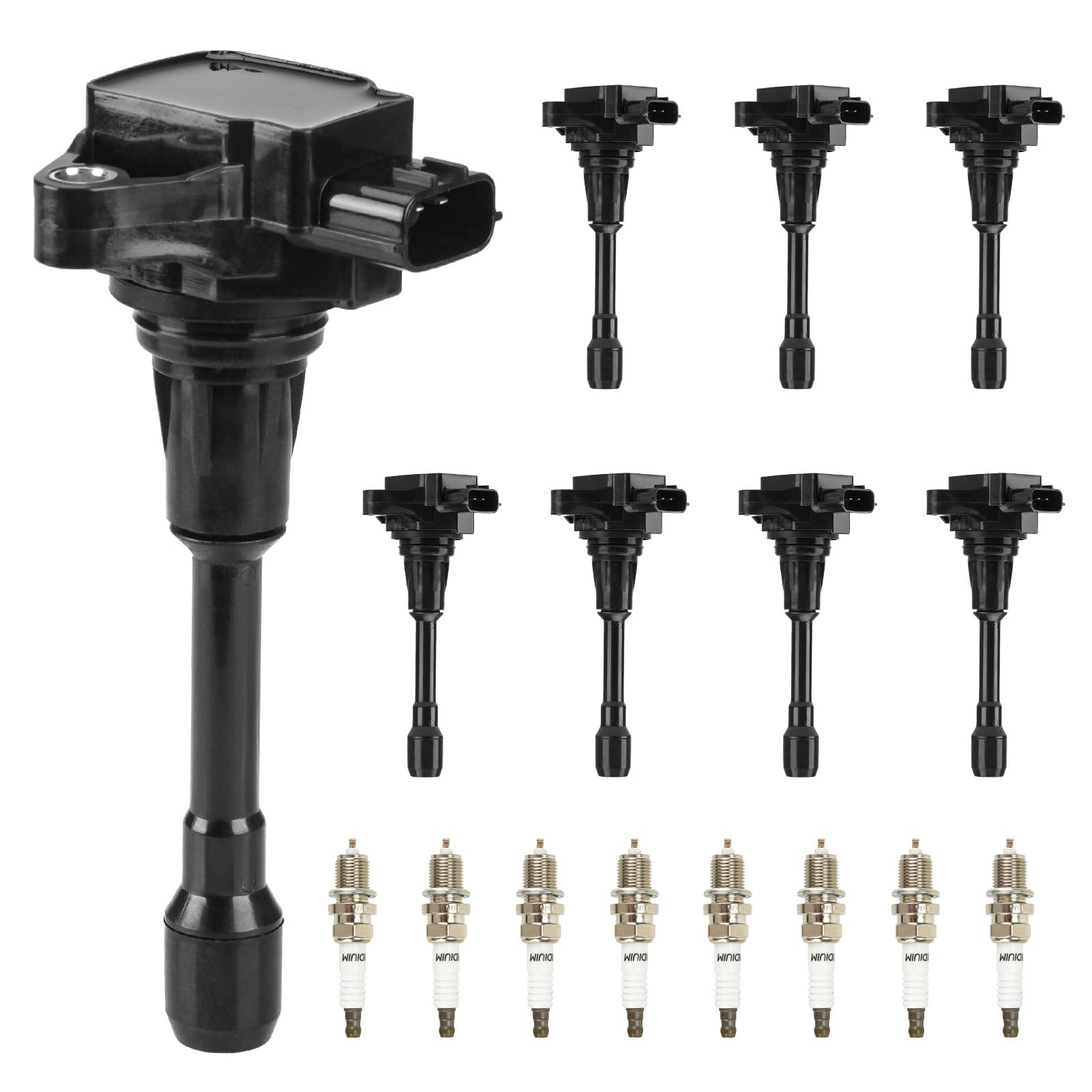 yukkon Amazon.com: Ignition Coils Pack & Iridium Spark Plugs UF650