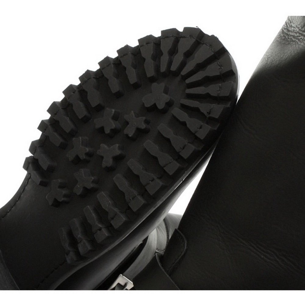 Grinders Engineer Wild One męskie Western Combat skórzana klamra rowerzysta czarne buty