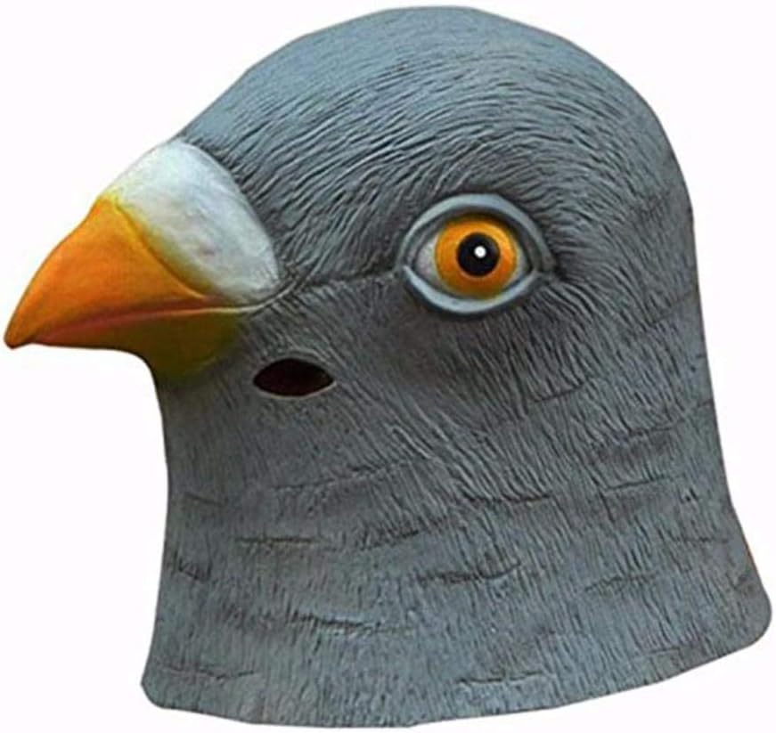 Pigeon Mask Latex Giant Bird Head Halloween Cosplay Masks