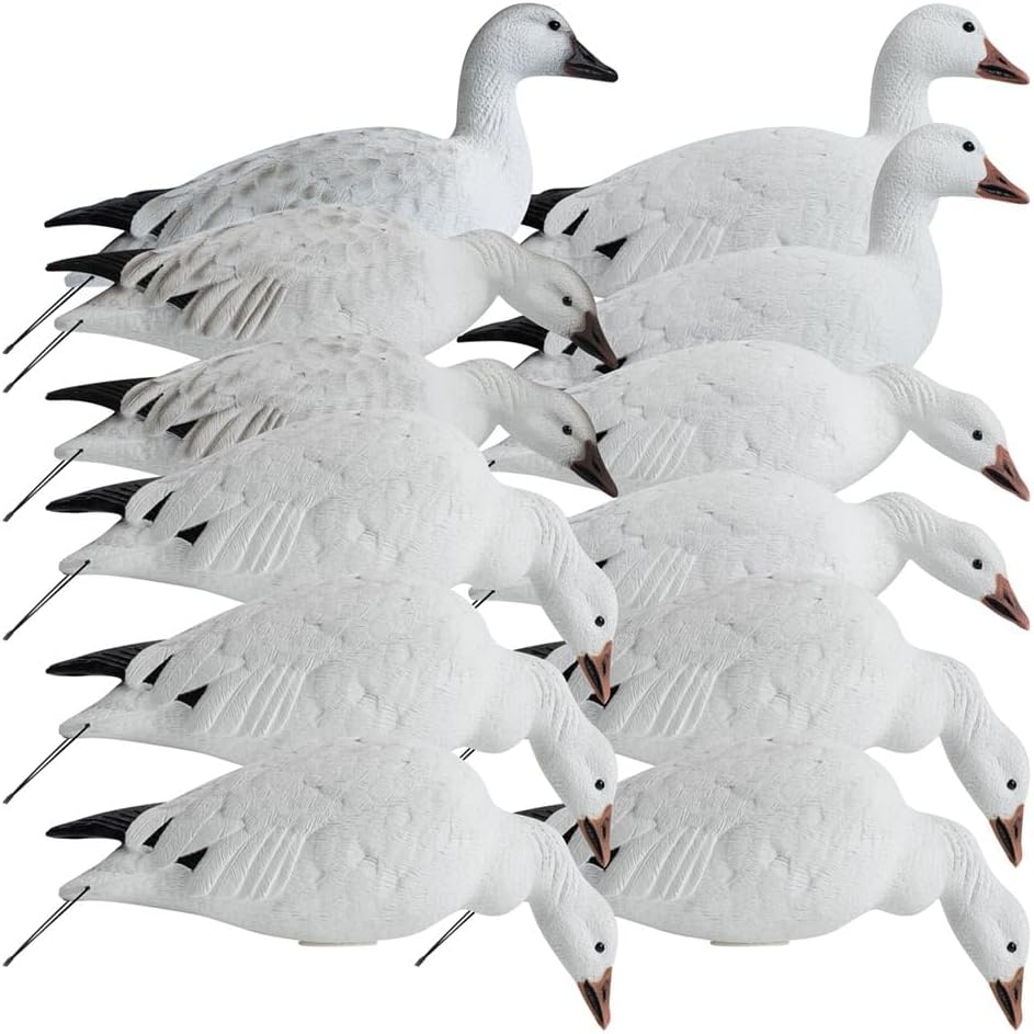 Hardcore Waterfowl Rugged Full Body Snow Goose Touchdown 12-Pack