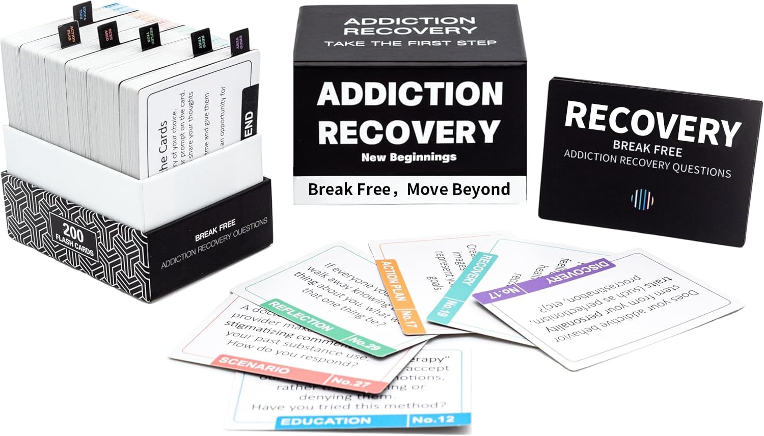 Amazon.com: 200 Addiction Recovery Cards for Engaging Group