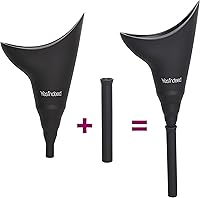 Vista 3 de The Original YESINDEED - Dispositivo para orinar femenino, embudo de silicona, orina portátil para mujeres de pie para orinar reutilizable, fácil