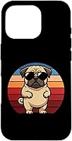 Vista 20 de Retro Pug Dog Mom Dog Dad Funny Pug Case for iPhone 17