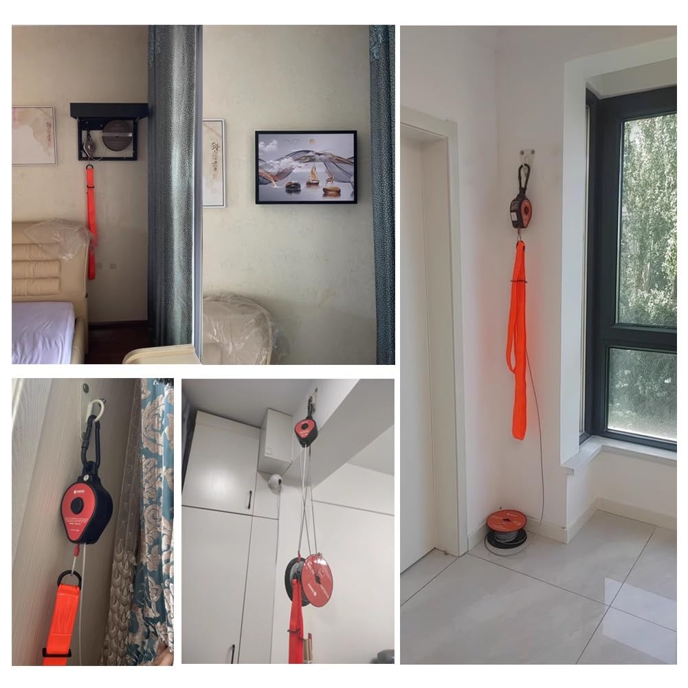 Kit de escape contra incendios cuerda de descenso 2-33 pisos seguridad hogar