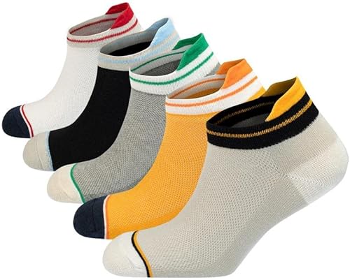 ceoberry Calcetines de tobillo para hombre paquete de 5 calcetines invisibles para hombre calcetines deportivos para hombre calcetines de tobillo