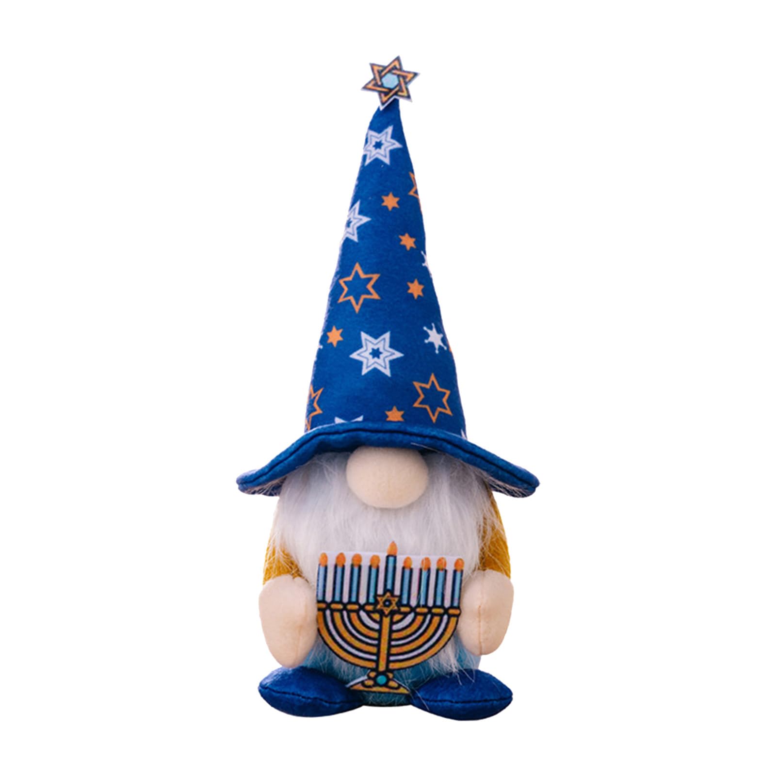 Buxuaaaa A Buxuaaa Holiday Decorative Dolls Hanukkah Gnomes Figurine Plush Ornament For Seasonal Home Shelf Display Dwarf Dolls Indoor Home Decors
