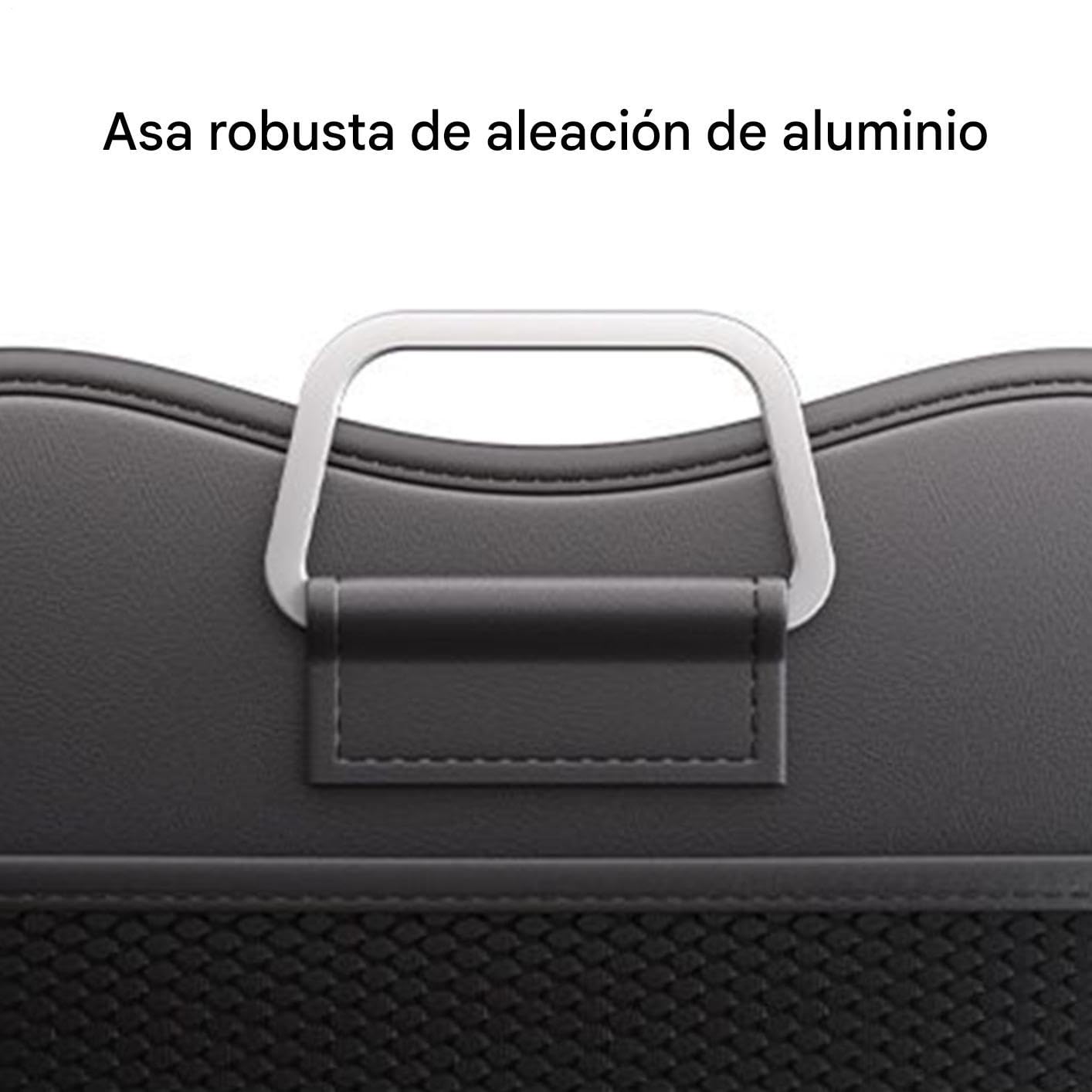 Genérico Organizer per bagagliaio, organizer per auto con coperchio | accessorio pieghevole per auto, furgoni, berlina, viaggi, strada, indispensabile