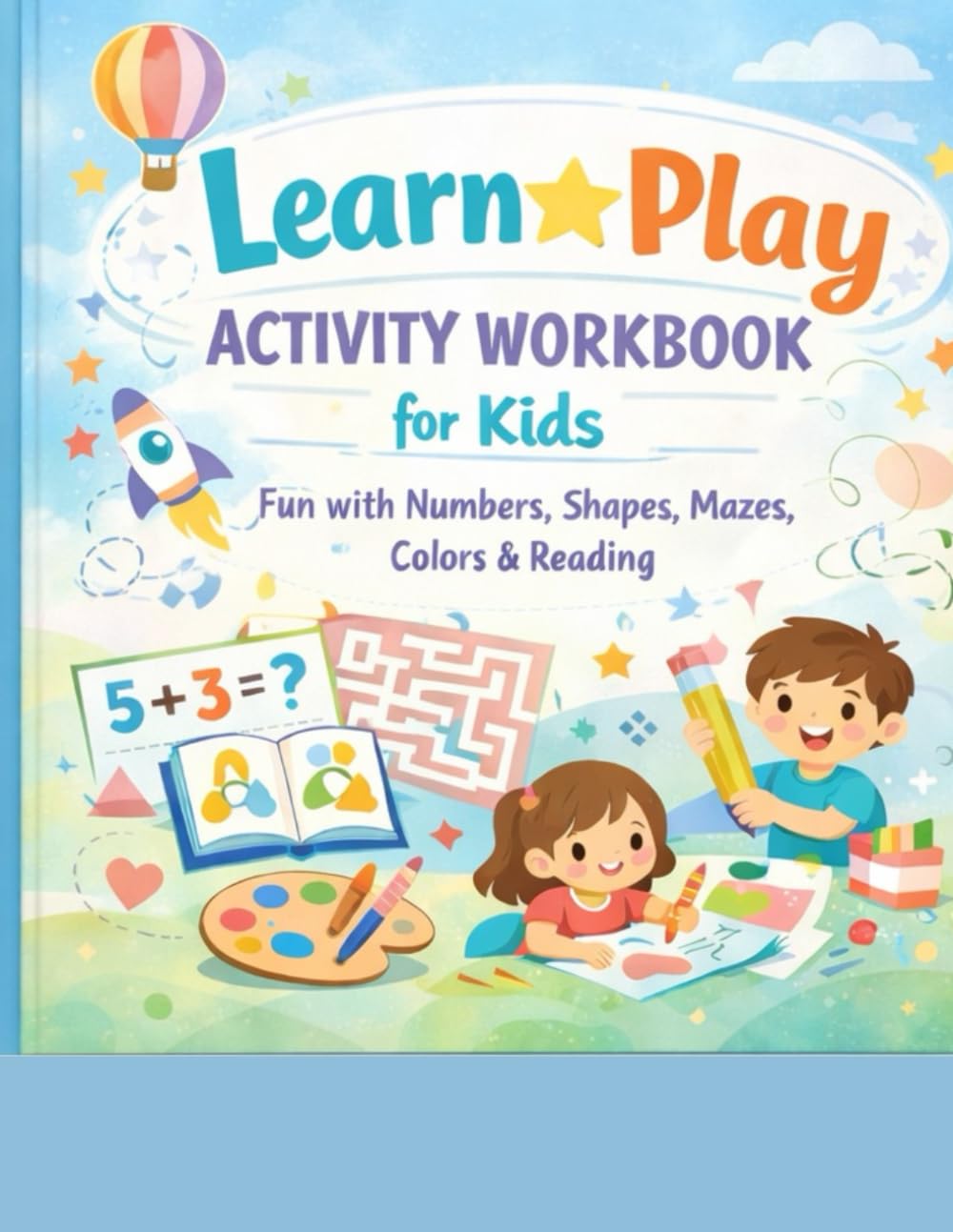 Learn and Play Activities book for kids