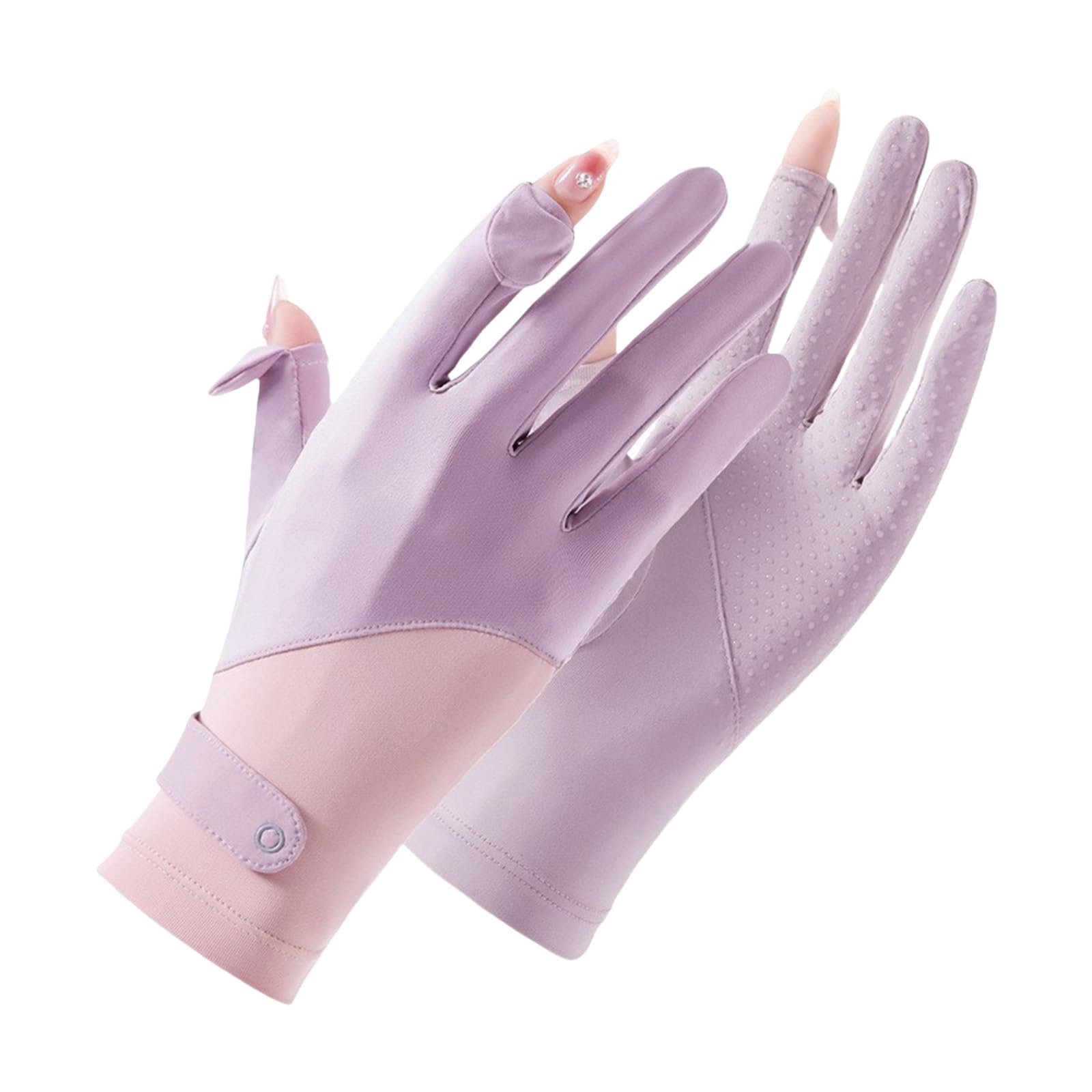 CRFFZ Nonslip Bicycles Riding Gloves Ice Silk Driving Cycling Gloves Light Weight Sun Protections Glove for Women Men Nonslip Ice Silk Bicycles Riding
