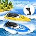 3PACK Remote Control Rc Boat for Kids, 2.4Ghz Control, Whole Body Waterproof, 6 Rechargeable Batteries Summer Water Toys for Pools Lakes River & Bathtub.