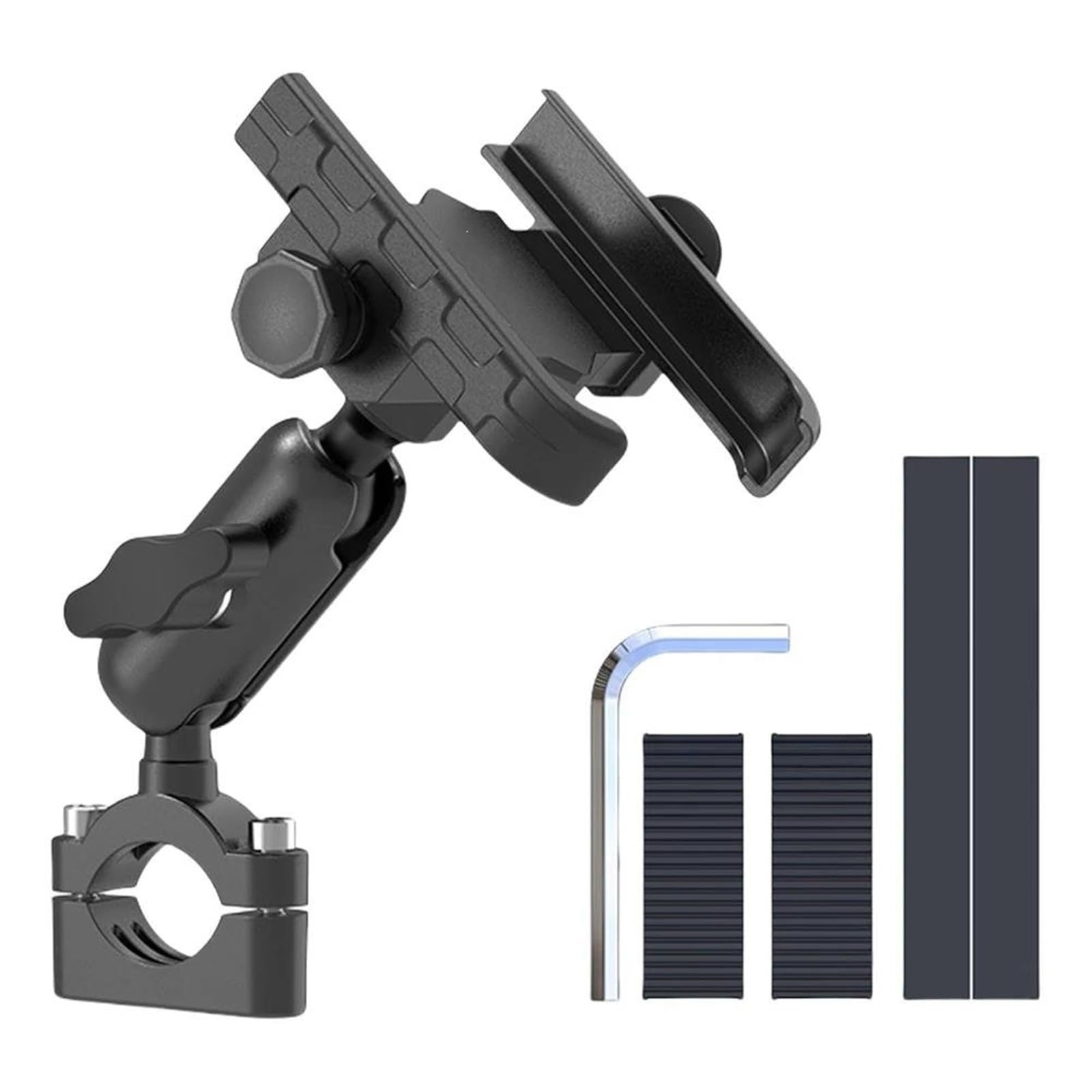 Supporto Telefono Moto Lega Di Alluminio Antivibrante Regolabile Accessori Ciclismo