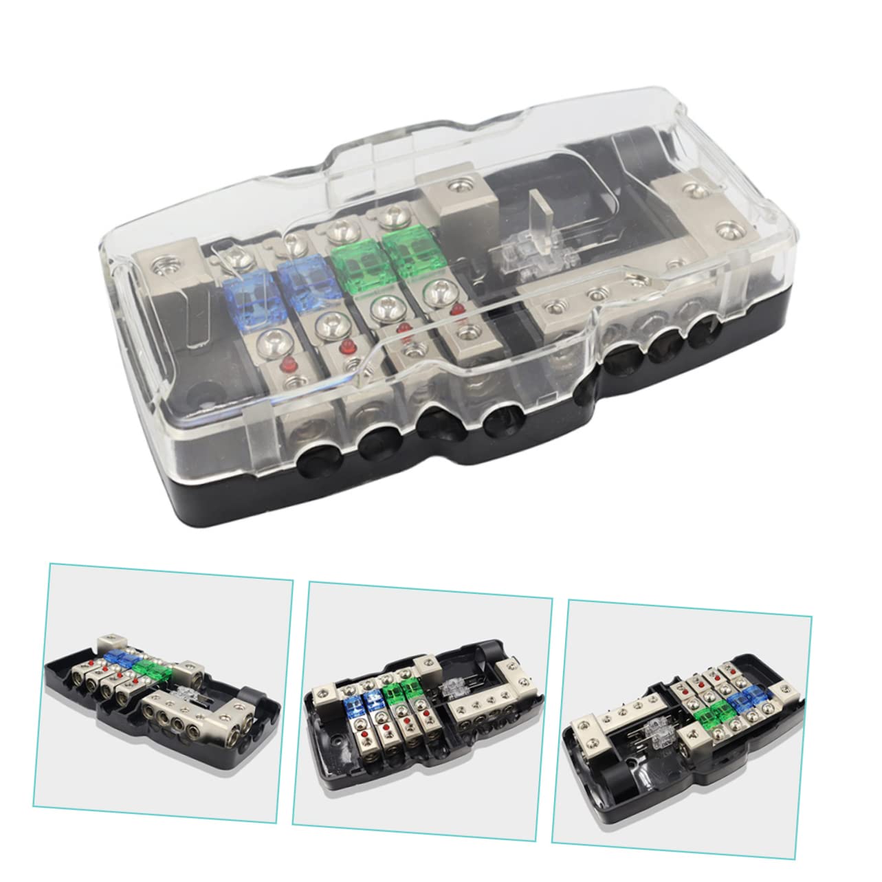 Bloc de Fusibles Multifonction 2 en 4 Sorties, 1 Set