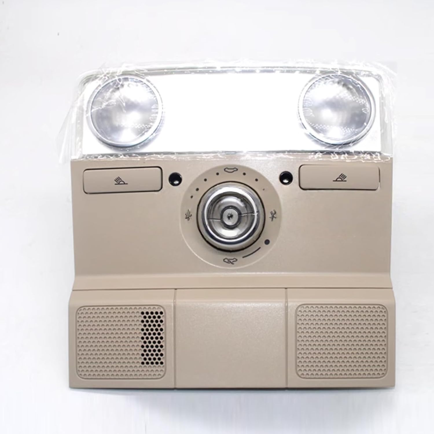 Overhead Console Sunroof Switch Panel Replacement Assembly for VW Jetta MK5 for Passat B6 for Golf 6-Black