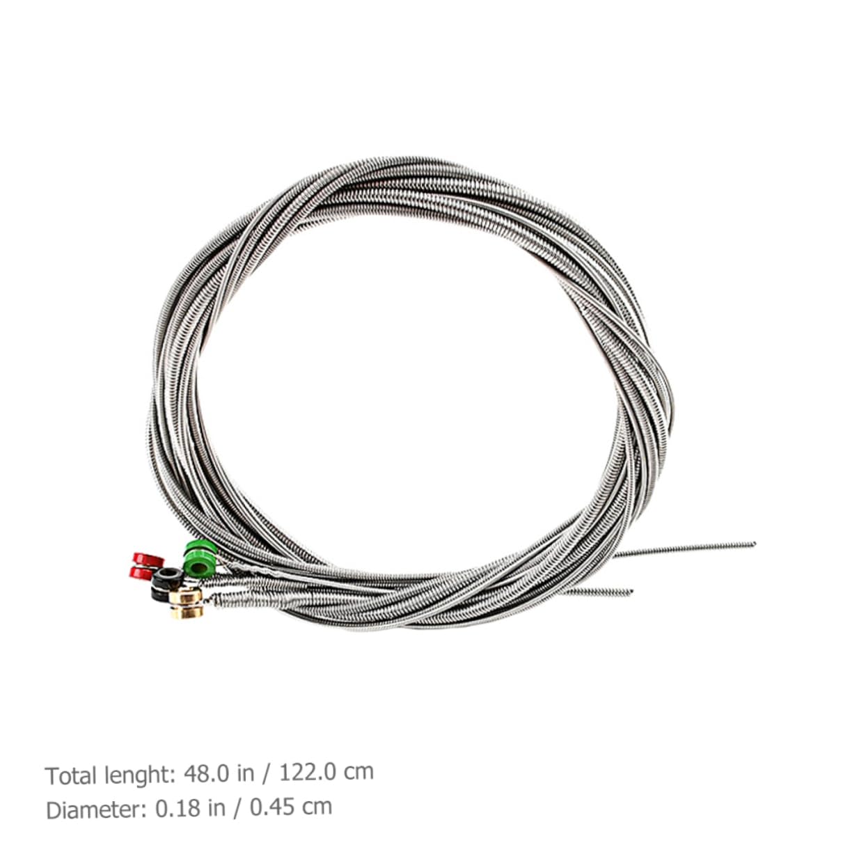 TOYANDONA 4sets Corde Per Basso Acciaio Inossidabile Di Corde Resistenti Per Strumenti Musicali Alta Durabilità e Praticità Per Musicisti Professionisti e Amatori