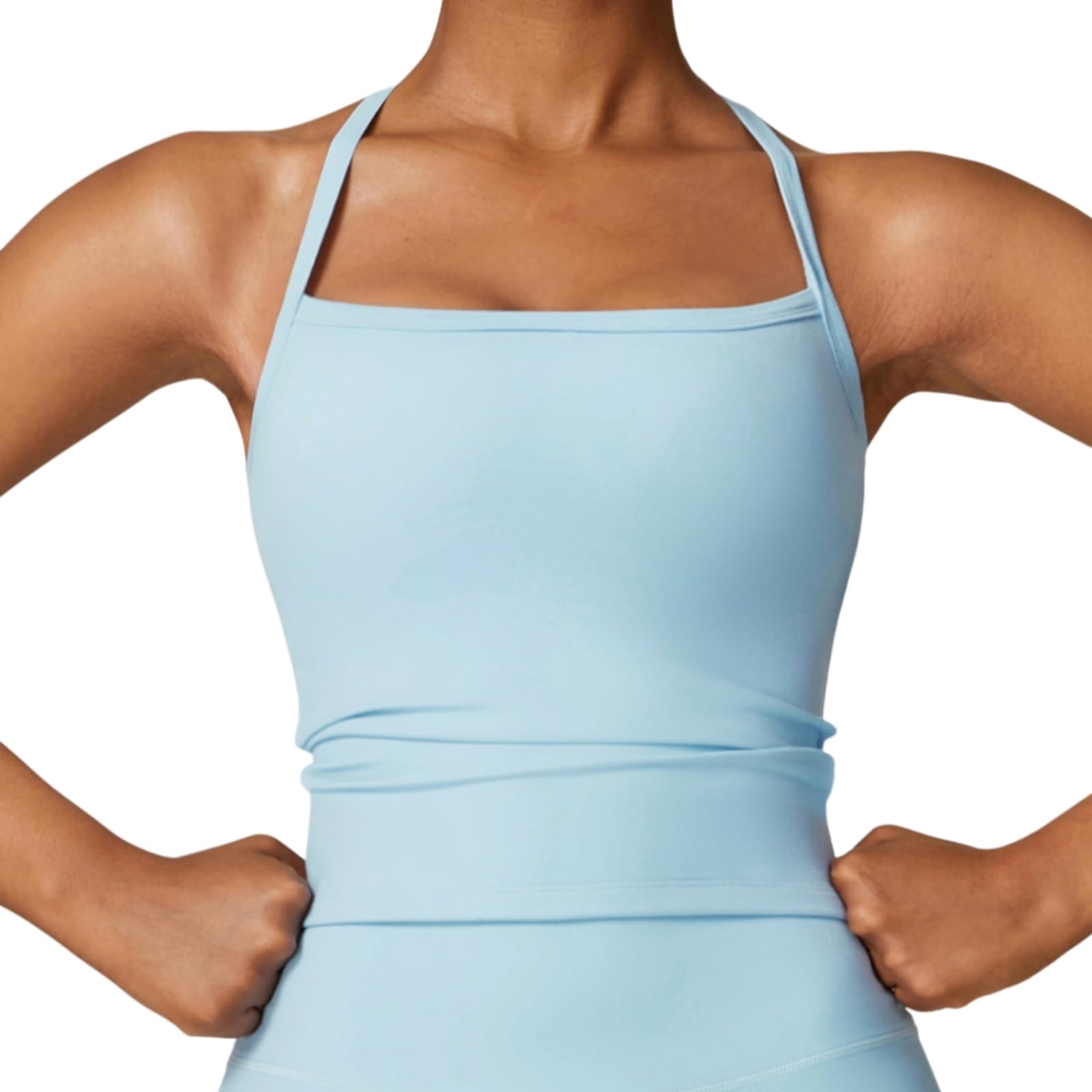 CHENSHI Sujetador Deportivo Mujer Mujeres Cross Back Yoga Respirable A Prueba De Choques Gimnasio Entrenamiento Fitness Empujar Arriba Top Running Ropa Deportiva Activa-Green-m