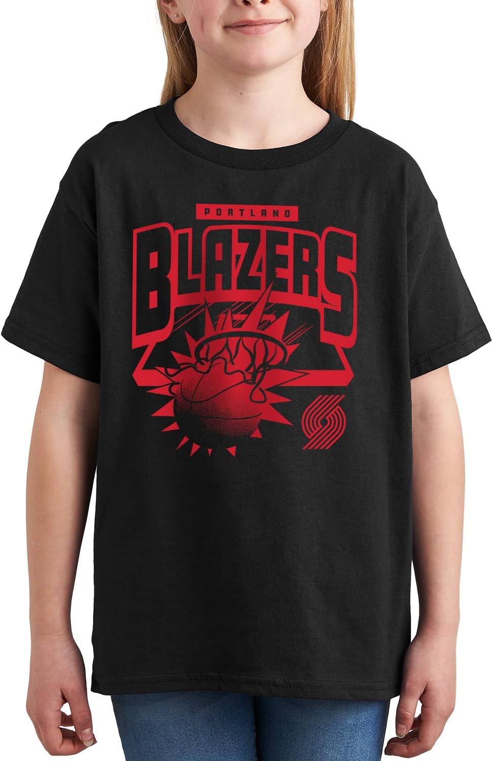 Junk Food NBA - Crash The Board - Officially Licensed Youth Short Sleeve Fan Tee for Boys and Girls - Image 2