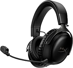 HyperX Cloud III wired Wired Gaming Headset, PC, PS5, Xbox Series X S, 53mm Angled Controllers, DTS, 10mm Crystal Clear Microphone, USB-C USB-A, Black