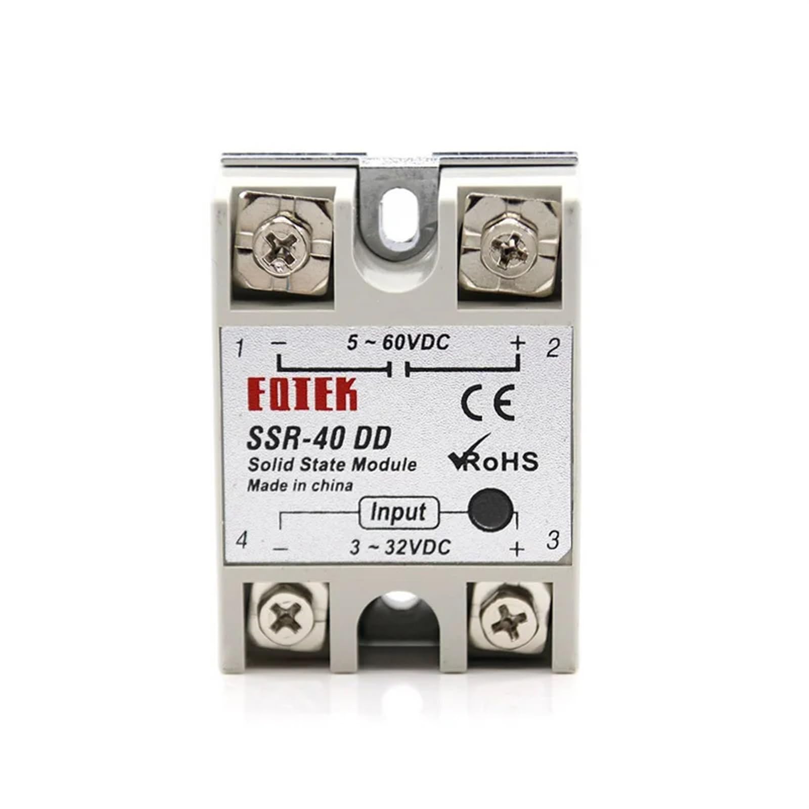 SSR 40DD commutation rapide et sans bruit pour circuits CC 5-60V