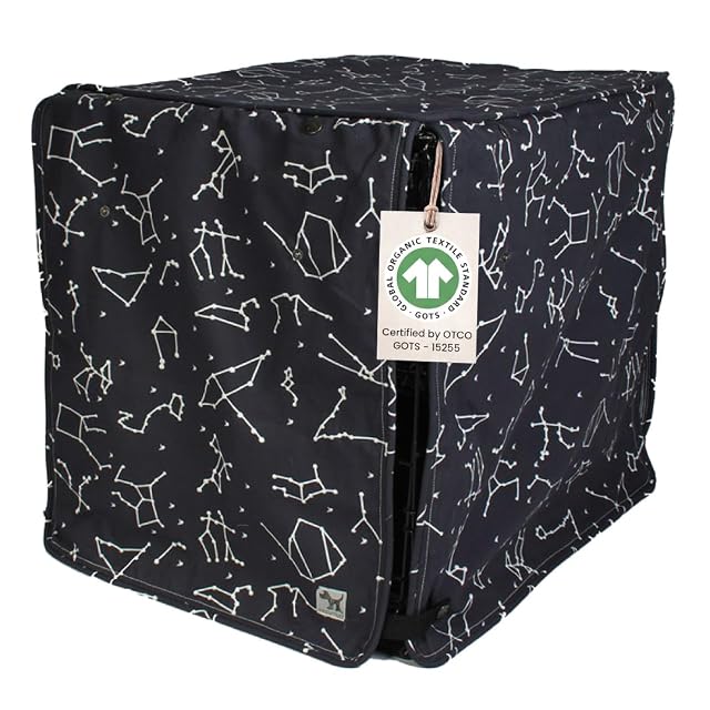 Molly Mutt - Funda para Jaula de Perro de 122 cm, la Funda Extragrande Doble Mide 122 x 76 x 84 cm, Dos…