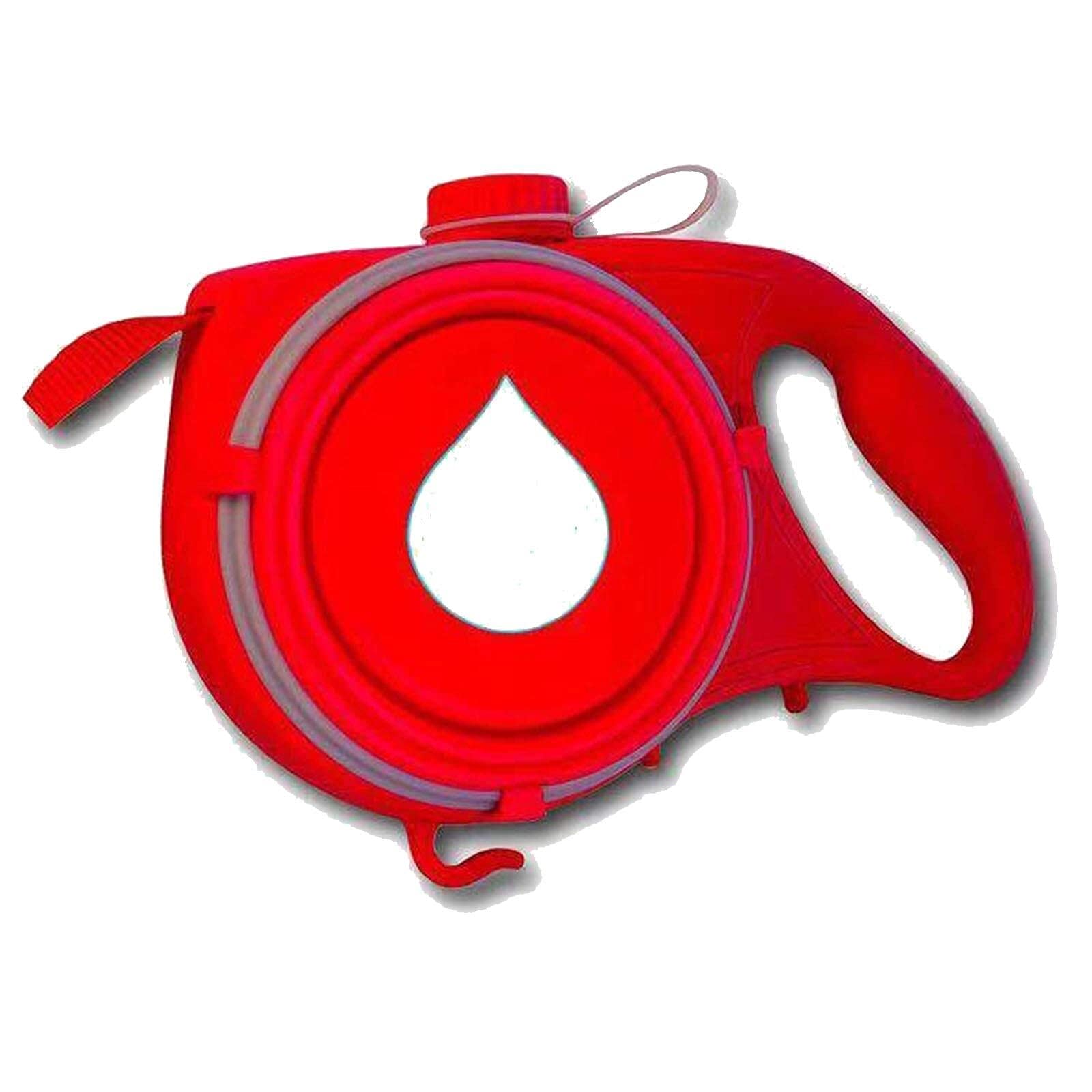 Correa para perros con cuenco plegable y dispensador de bolsas de basura, botella de agua integrada,correa resistente para perros pequeños y medianos de hasta 25kg, cinta de nailon resistente de 1,2m