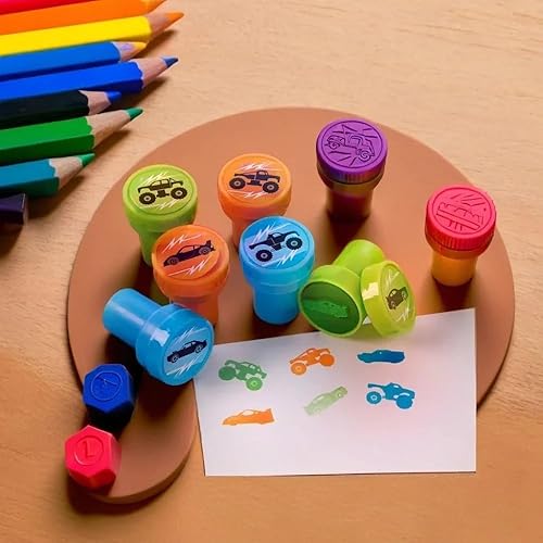 Miniatura 3 de SELLOS DE COCHES Y CAMIONES - Papelería - 24 Piezas