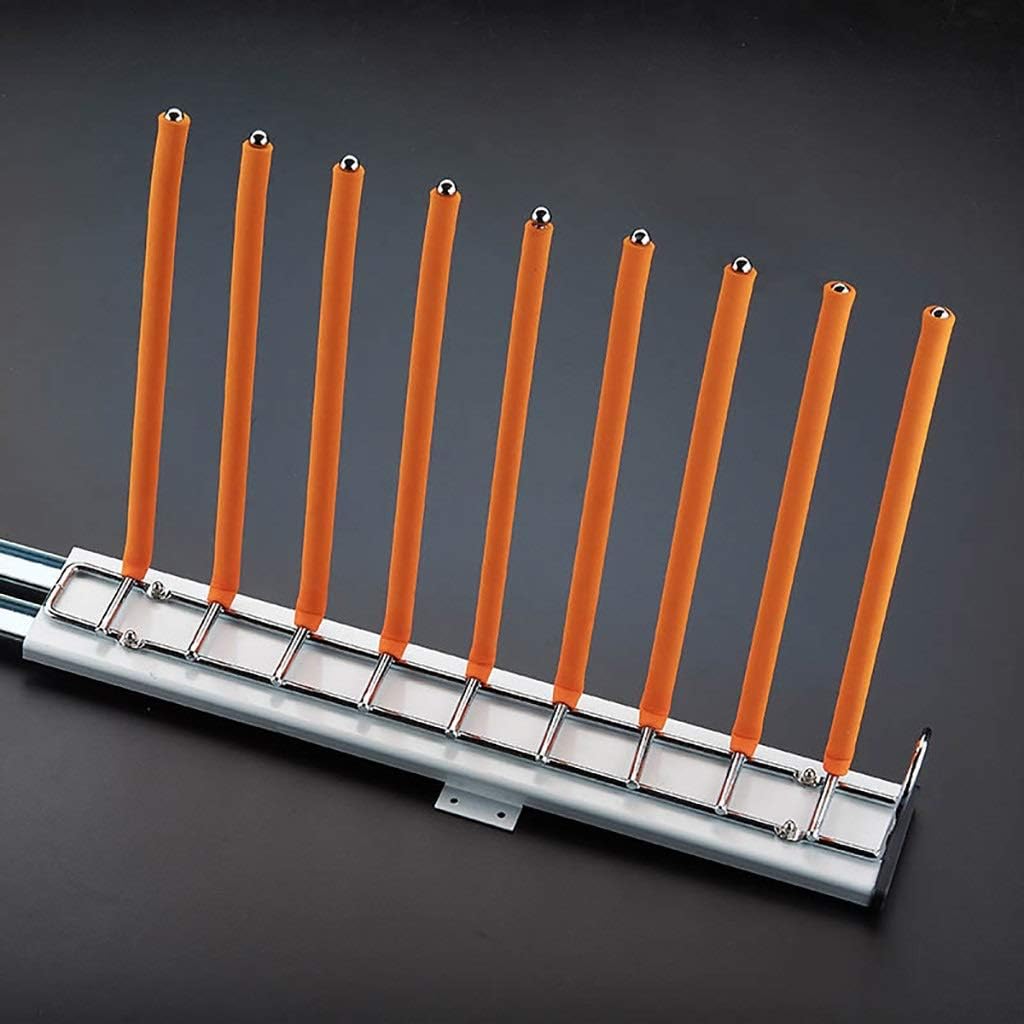 Pull Out Trousers Rack Tie Holder Hanger Rail Organizer Rack Pants Hangers for Wardrobe-9 Pairs Decoration