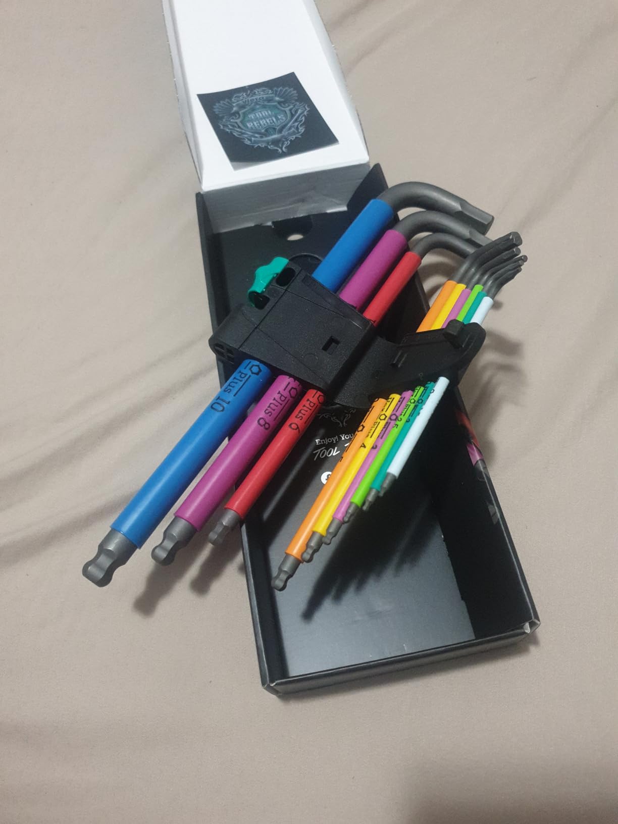 Wera Tools 05073593001 950 SPKL/9 SM N SB Long ARM HEX Key Set, One Size, Multi photo review