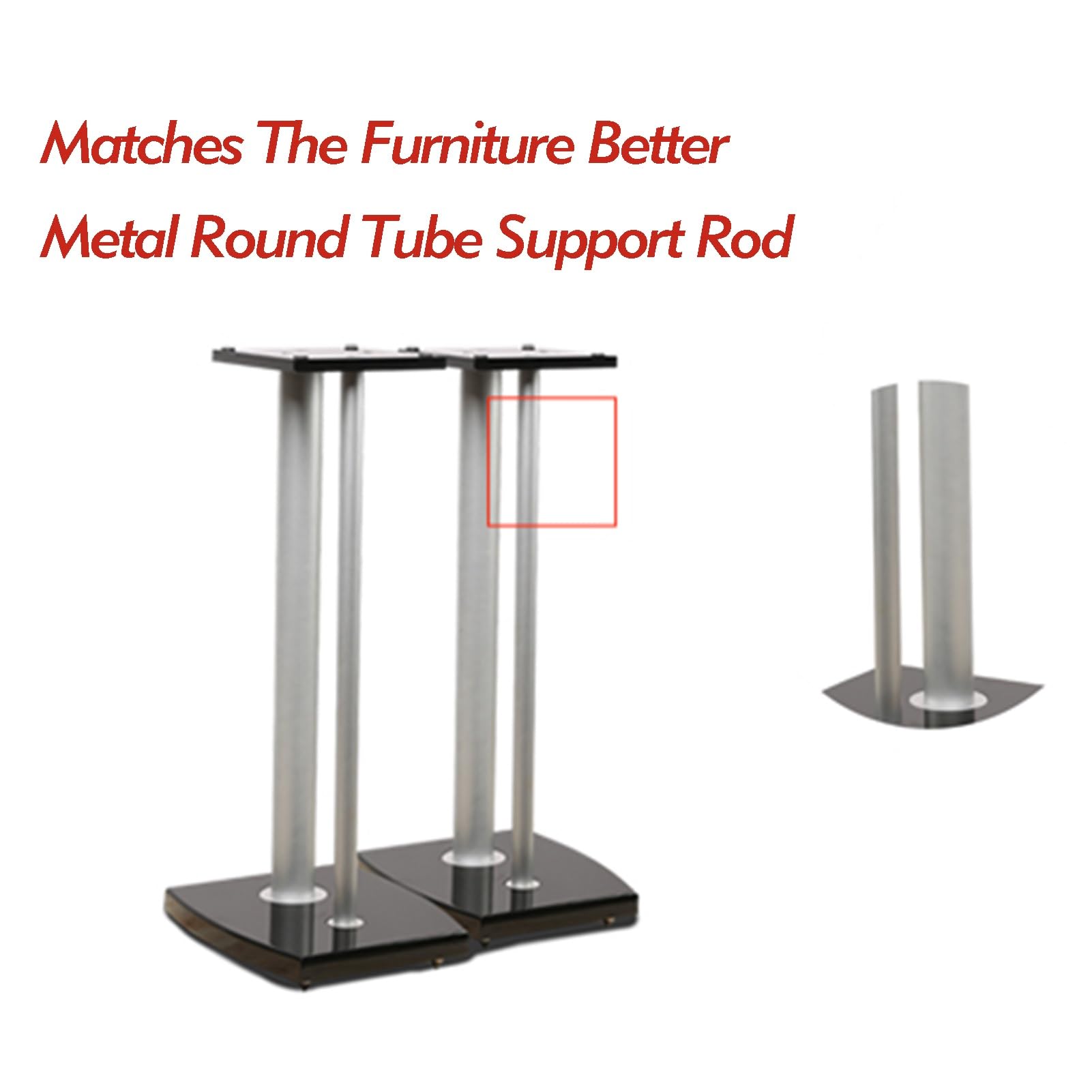 Supporti per diffusori ， Surround Sound universale da pavimento in metallo
