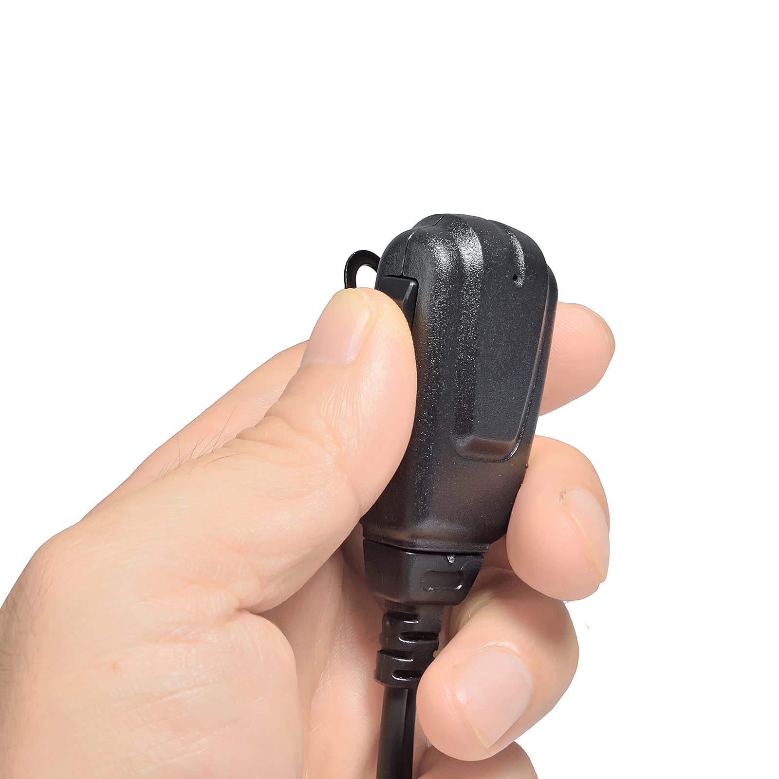 HYSHIKRA Radio Earpiece Compatible with Retevis Baofeng UV5R Kenwood TK250 Walkie Talkie Headset with PTT and Mic (G Shape, 2 PACK) - Image 3