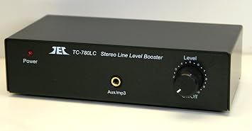 TCC TC-780LC Stereo Line Level Amp / Booster with iPod Jack; BLACK VERSION