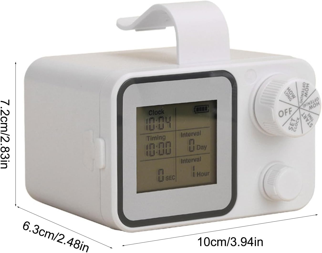 Automatic Plant Watering Systems Programmable LCD Timer Adjustable Flowrate Outdoor Drip Irrigation for LCD Display Programmable Water Timer